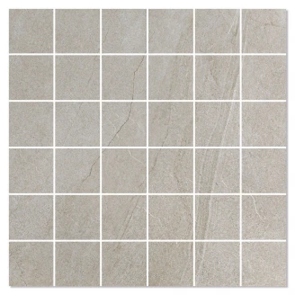 Mosaik Klinker Duostone Grå Brun Mat 30x30 (5x5) cm-2